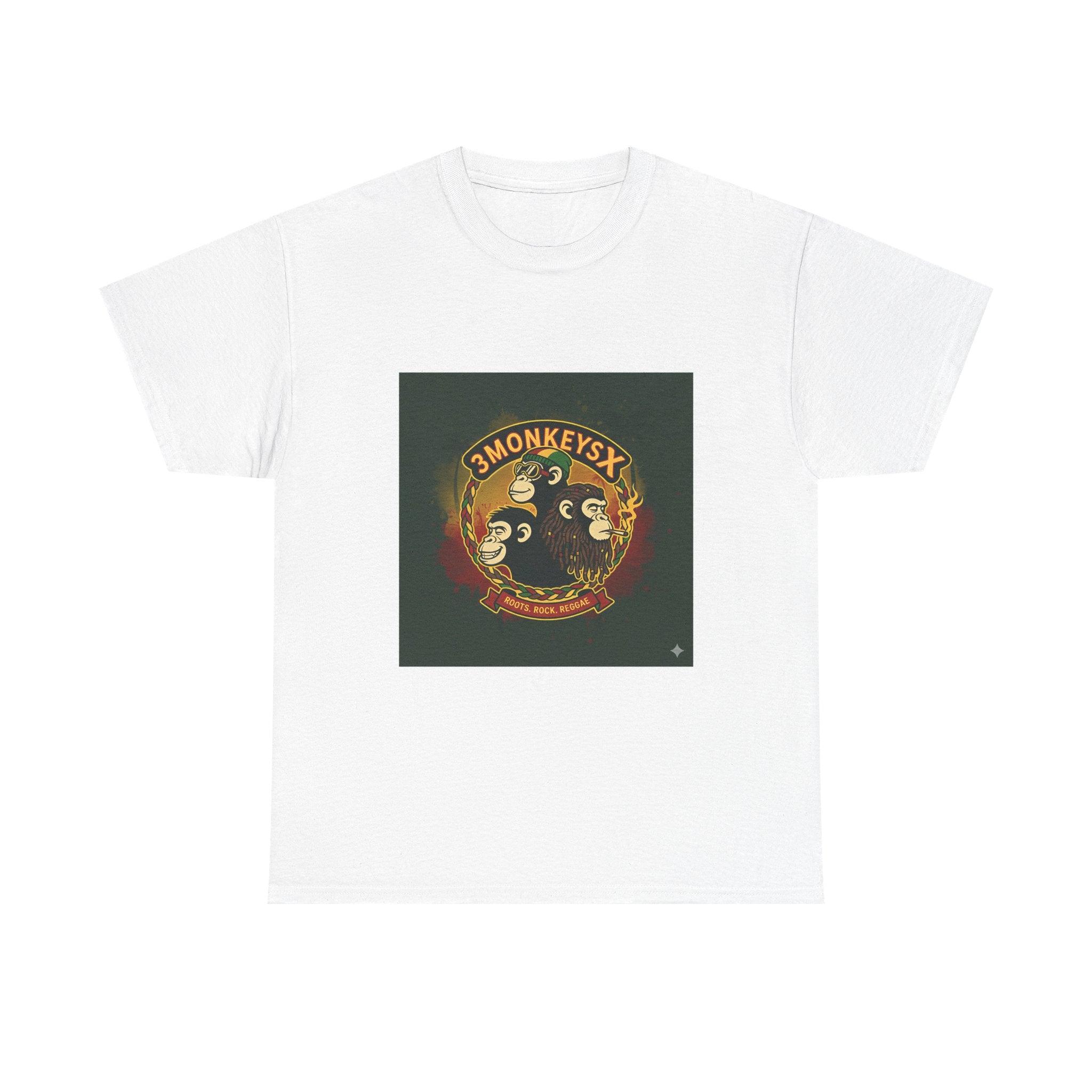 Mystic Moon Phases Tee — "3MONKEYSFX" Retro Celestial Graphic T-Shirt