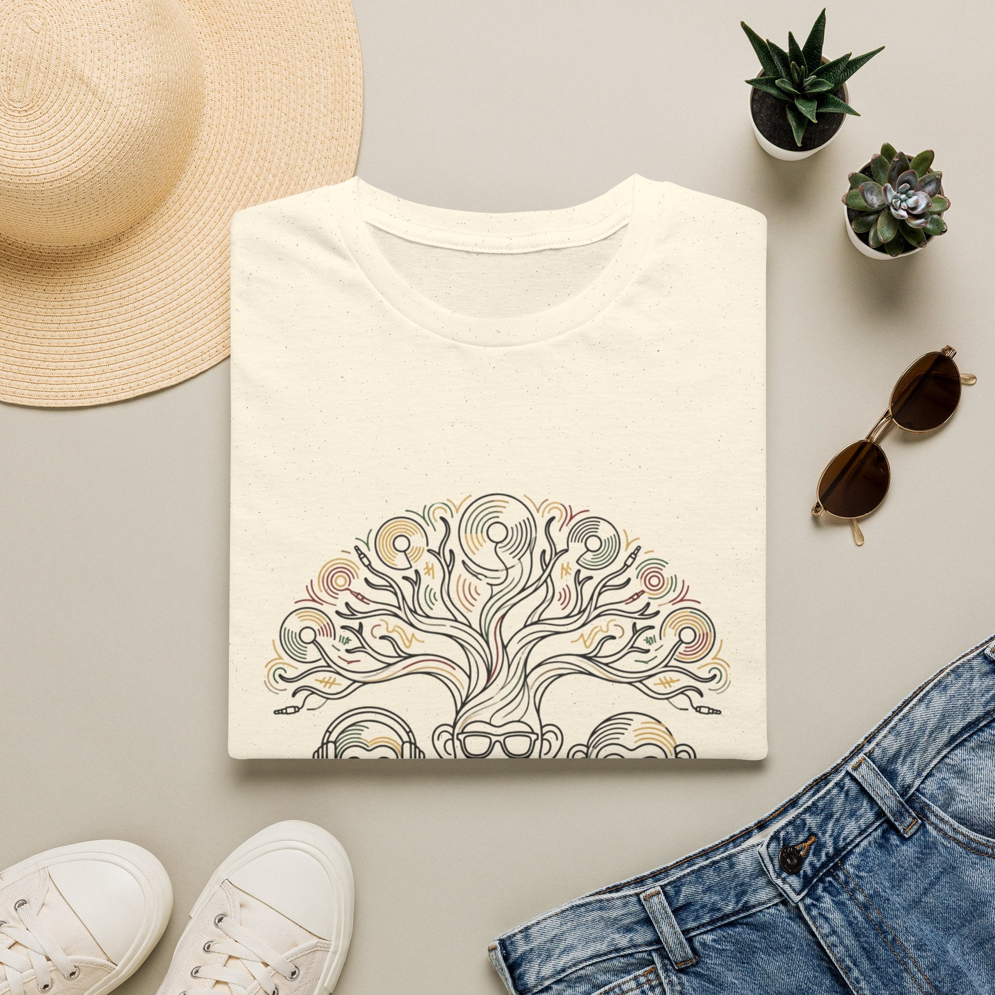 Tree of Life Graphic Tee — Family Roots Illustration Shirt