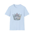 Monkey Crown T-Shirt — Minimal Line Art Three Wise Monkeys Tee