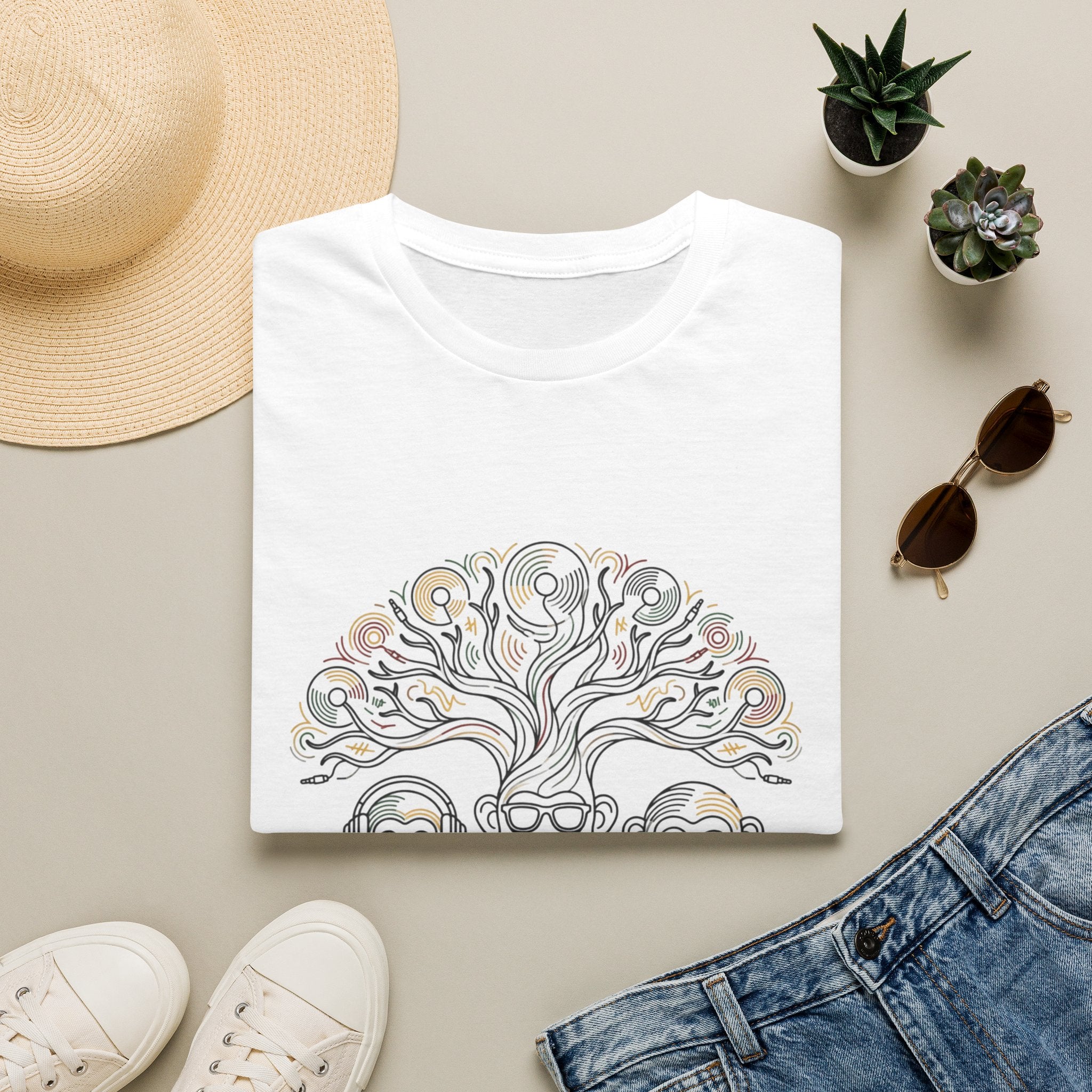 Tree of Life Graphic Tee — Family Roots Illustration Shirt