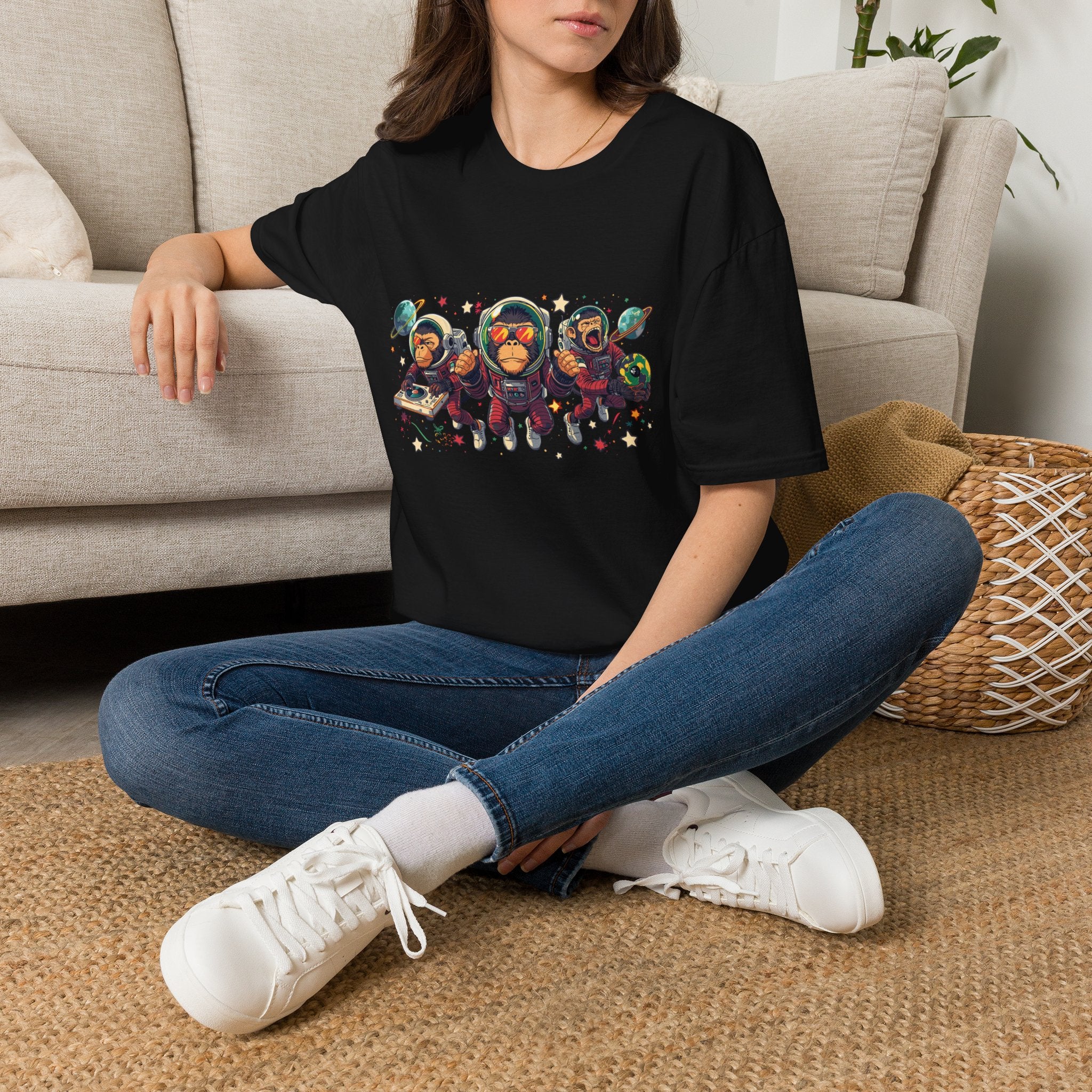 Astronaut Pug T-Shirt — Cute Space Dog Graphic Tee