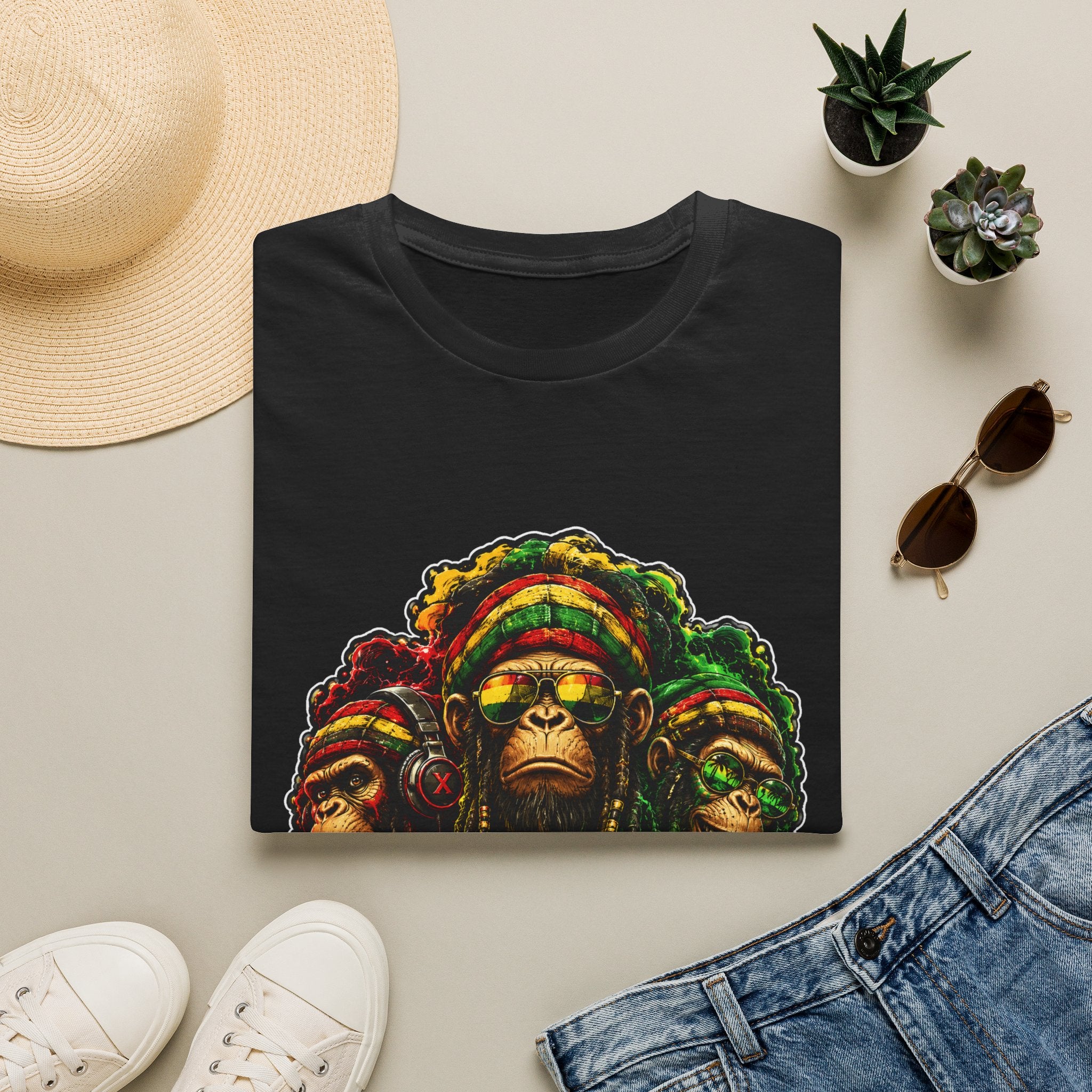 Rasta Reggae Monkey T-Shirt