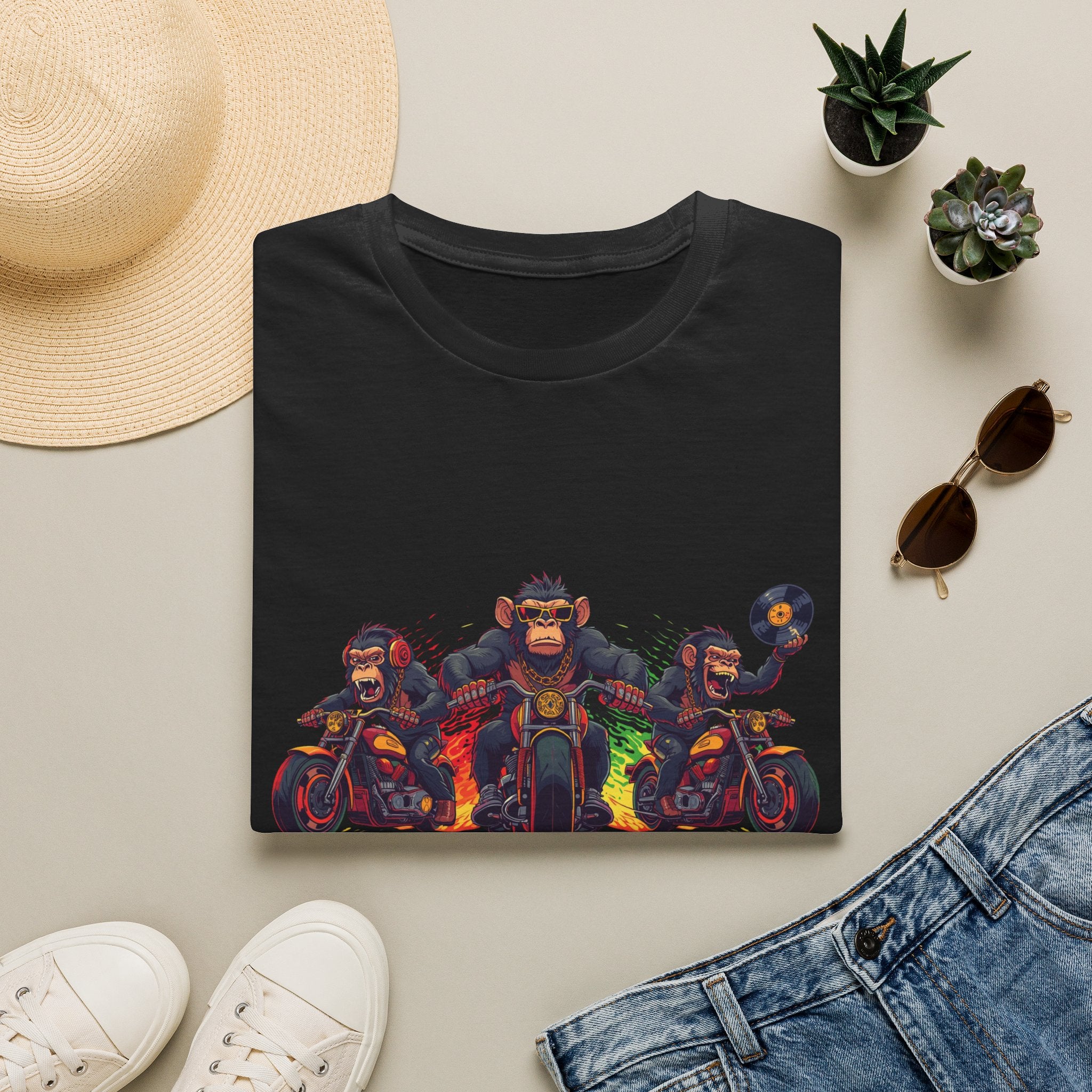 Motorcycle Crew Vintage-Style Graphic T-Shirt